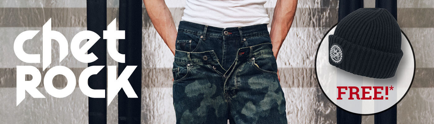 Nouveaux jeans Chet Rock ! / Un bonnet offert avec ta commande ! / Dépêchez-vous !