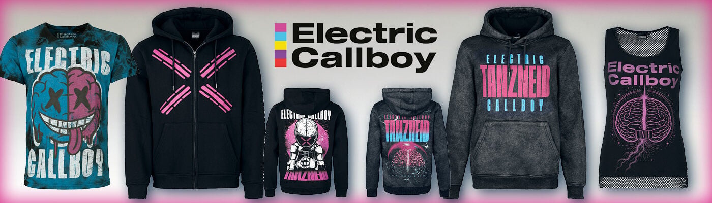 AFFICHE TON STYLE. LÂCHE-TOI DANS LA FOSSE ! / [object Object] / Avec le nouveau merch d’Electric Callboy. / Jettes-y un œil