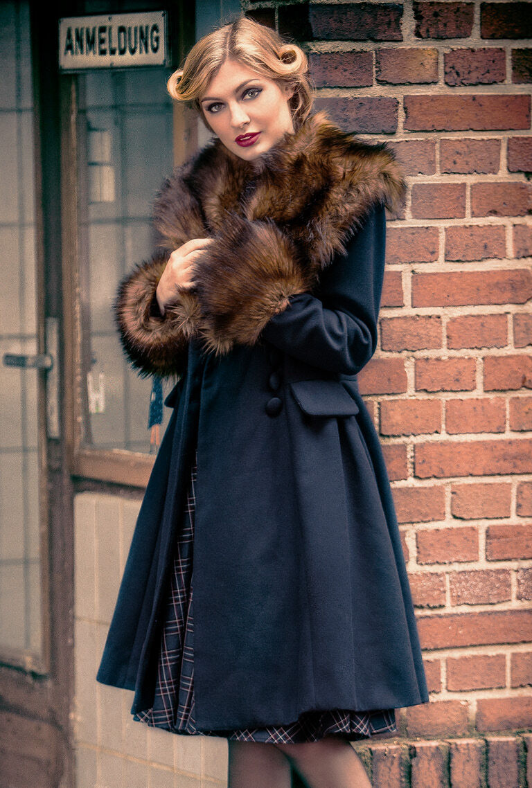 Manteau hotsell rockabilly femme