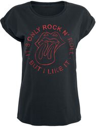 Vintage Rock N Roll Tongue, The Rolling Stones, T-Shirt Manches courtes