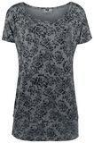 Skull & Roses, Black Premium by EMP, T-Shirt Manches courtes