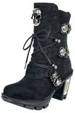 New Rock Skull Head, Gothicana by EMP, Bottes lacées