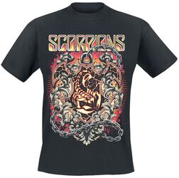 Crest In Chains, Scorpions, T-Shirt Manches courtes