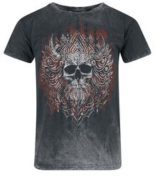 Viking Skull, Outer Vision, T-Shirt Manches courtes