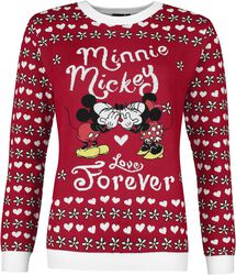 Minnie and Mickey love forever, Mickey Mouse, Pull de Noël