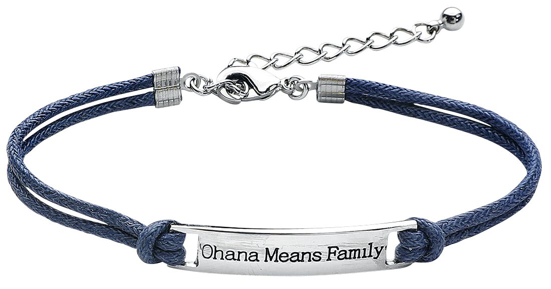Ohana – Bracelet Lilo et Stitch en acier inoxydable, bijou de