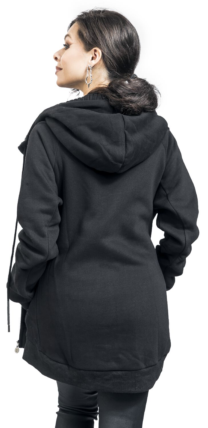 Veste Longue Zippée RED by EMP Sweat-shirt zippé à capuche EMP