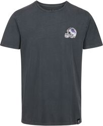 NFL Bills - T-Shirt Noir Délavé, Recovered Clothing, T-Shirt Manches courtes