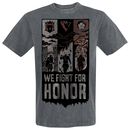 We Fight Banner, For Honor, T-Shirt Manches courtes