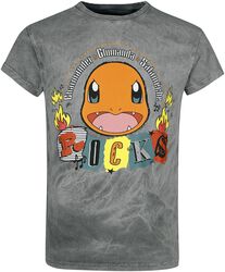 Salamèche - Rocks, Pokémon, T-Shirt Manches courtes