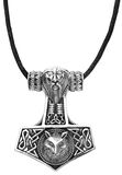 Silver Mystic Thor's Hammer, Toltecs Amulet, Pendentif