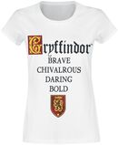 Gryffindor - Brave Chivalrous Daring Bold, Harry Potter, T-Shirt Manches courtes