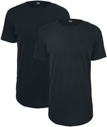 T-Shirt Manche Longue Pre-Pack - Lot De 2, Urban Classics, T-Shirt Manches courtes