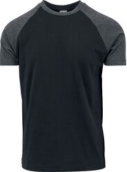 T-Shirt Raglan Contrast, Urban Classics, T-Shirt Manches courtes