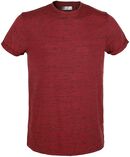 Slub Yarn Shirt, RED by EMP, T-Shirt Manches courtes