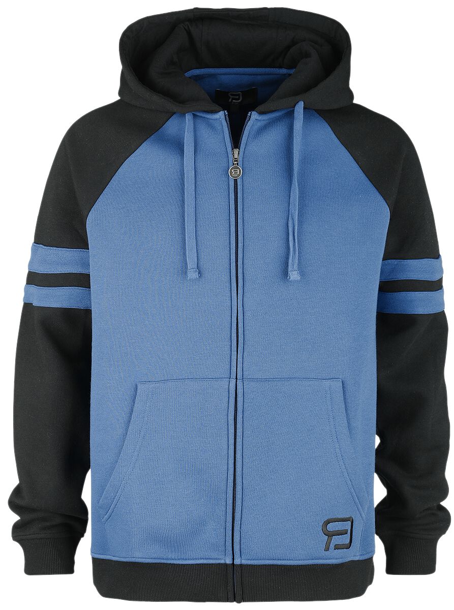 Black/blue zip hoodie | RED by EMP Sweat-shirt zippé à capuche | EMP