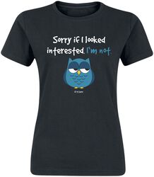 Sorry If I Looked Interested. I'm Not., Tierisch, T-Shirt Manches courtes