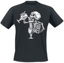 Thirsty Skeleton, Squelette Assoifé, T-Shirt Manches courtes