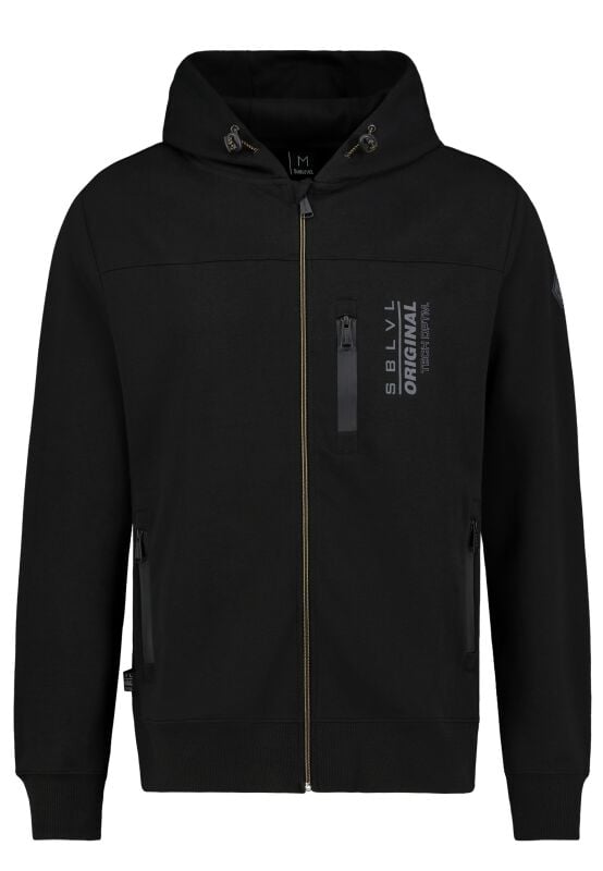Sweat Zippé Veste Noir Homme Capuche Veste En Sweat Homme Sublevel