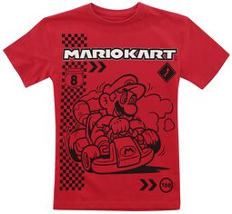 Enfants - Kart Champion, Super Mario, T-Shirt Manches courtes