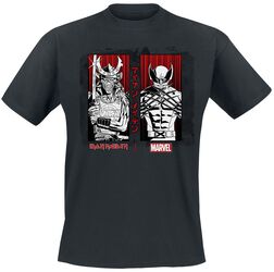 Iron Maiden x Marvel Collection - Senjutsu & Wolverine, Iron Maiden, T-Shirt Manches courtes