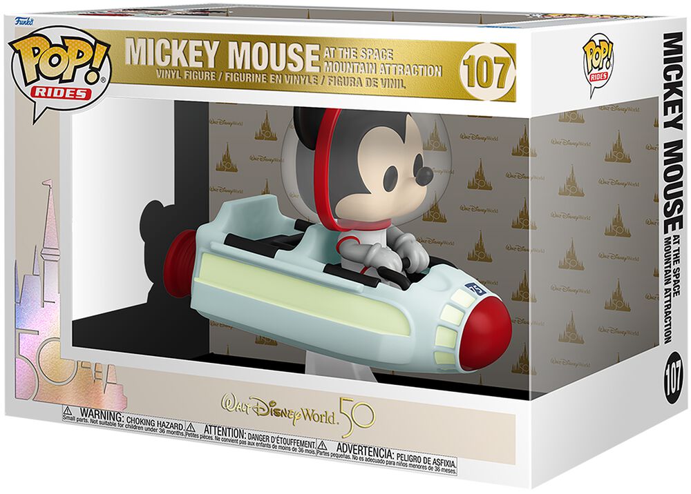 50ème Anniversaire Walt Disney World - Space Mountain & Mickey (Pop! Rides Super Deluxe) - Funko Pop! n°107