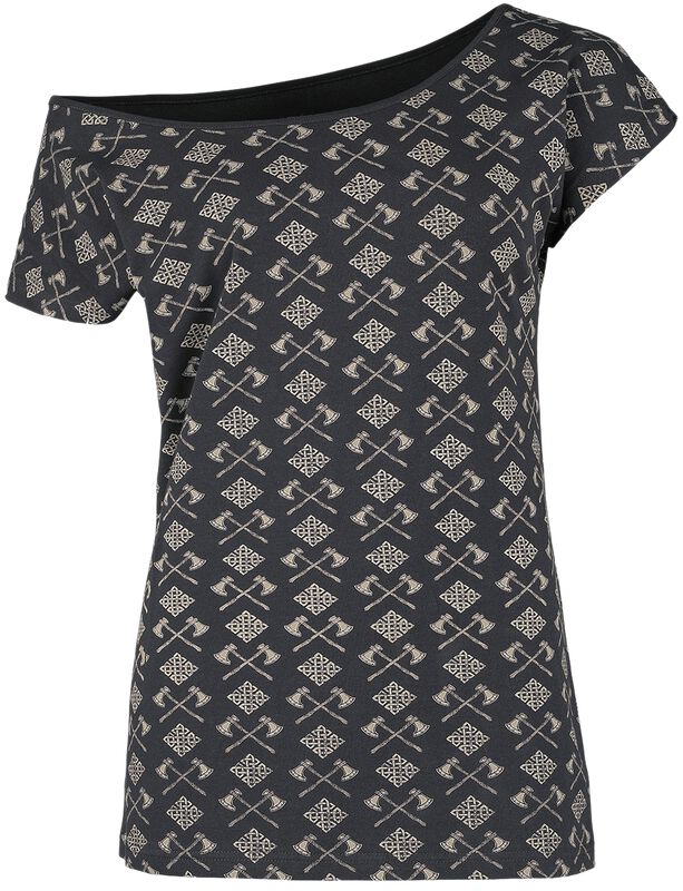 T-Shirt Avec Hache & Nœuds Celtiques