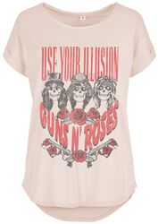 Use Your Illusion Roses, Guns N' Roses, T-Shirt Manches courtes