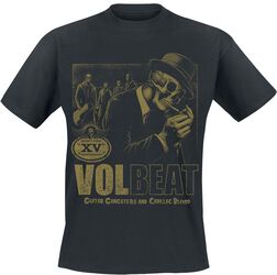 Guitar Gangsters & Cadillac Blood 15th Anniversary, Volbeat, T-Shirt Manches courtes