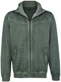 Burnout Sweatjacket, Black Premium by EMP, Sweat-shirt à capuche