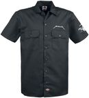 Master Of Puppets, Dickies Work Shirt, Metallica, Chemise manches courtes