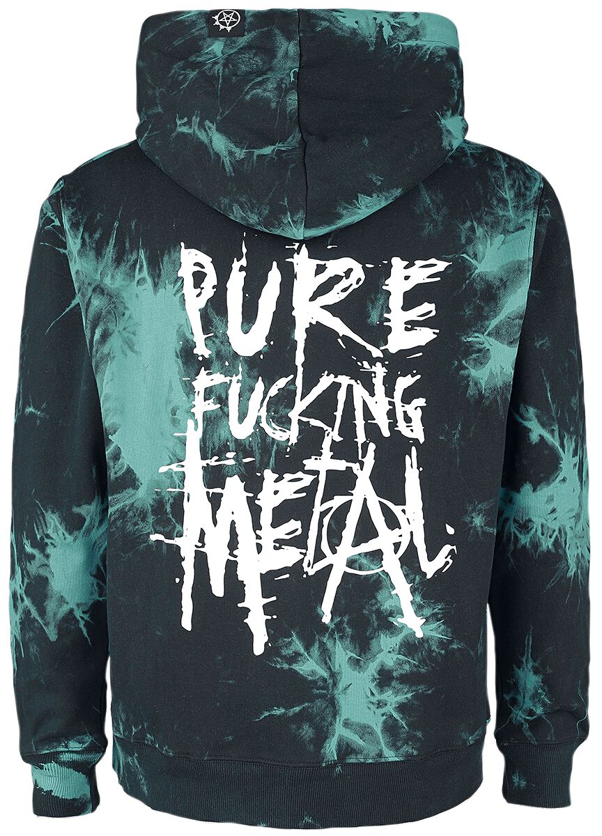 Metallica Amplified Collection - White Logo - Sweat-Shirt à Capuche Homme Noir Regular - Officiel