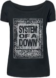 Scribble Frame, System Of A Down, T-Shirt Manches courtes