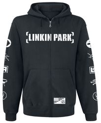 Graffiti, Linkin Park, Sweat-shirt zippé à capuche