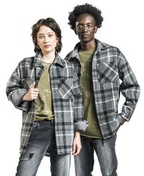 EMP Special Collection X Urban Classics unisex chequered flannel shirt, Collection Spéciale EMP, Chemise en flanelle