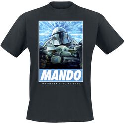 The Mandalorian - Season 3 - Wherever I go, Star Wars, T-Shirt Manches courtes