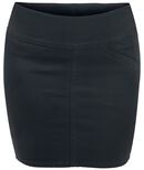 Fitted Skirt, Black Premium by EMP, Jupe mi-longue