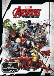 2024 poster calendar, Avengers, Calendrier mural