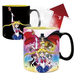 Groupe - Mug Thermo-Réactif, Sailor Moon, Mug