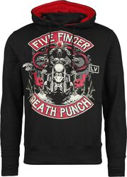 Biker Badge, Five Finger Death Punch, Sweat-shirt à capuche