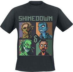 My Monsters 2021, Shinedown, T-Shirt Manches courtes
