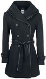 Wool Coat, Black Premium by EMP, Manteau court