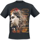 Coloured Side View, Kurt Cobain, T-Shirt Manches courtes