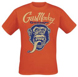 Monkey Head, Gas Monkey Garage, T-Shirt Manches courtes