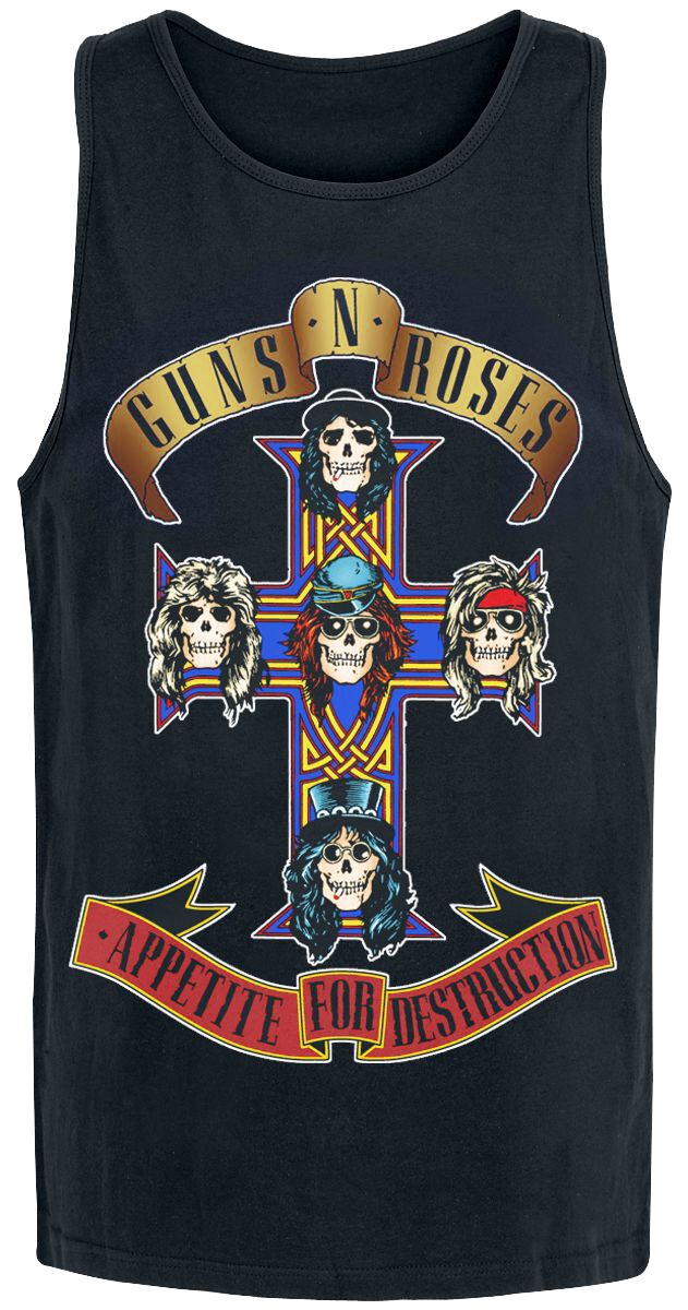 Débardeur Croix Officielle Guns N' Roses - Rock Authentique Et Confortable