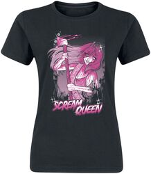 Scream Queen, Pinku Kult, T-Shirt Manches courtes