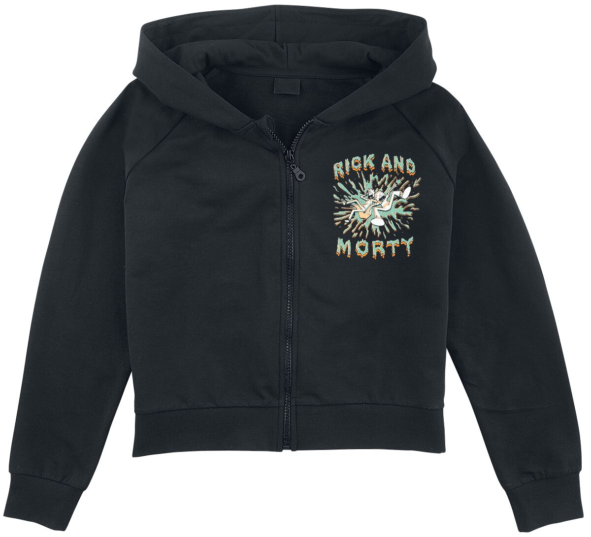 Hoodie Pull Rick Et Morty Noir Veste Rick Et Morty Sweat à Capuche
