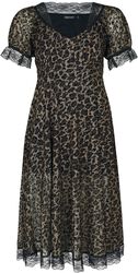 Leopard-print Midi dress, Jawbreaker, Robe mi-longue