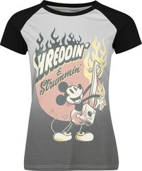 Shreddin' & Strummin', Mickey Mouse, T-Shirt Manches courtes