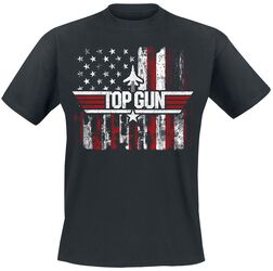 Maverick - America, Top Gun, T-Shirt Manches courtes